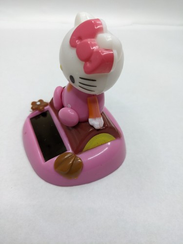 HELLO KITTY VINTAGE BOBBLE HEAD CAR DASHBOARD NODDER RARE VARIATION (VIDEO) - Picture 4 of 4