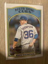 2021 Topps Heritage Minors #12 Riley Thompson South Bend Cubs