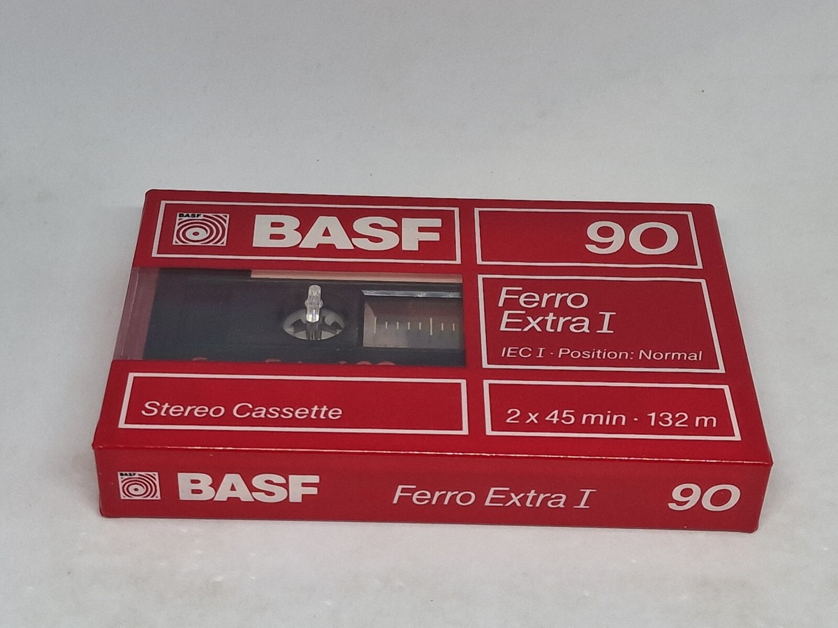 Lot De 3 Cassettes Audio BASF Ferro Extra I 60 Minutes - Neuf Sous Blister