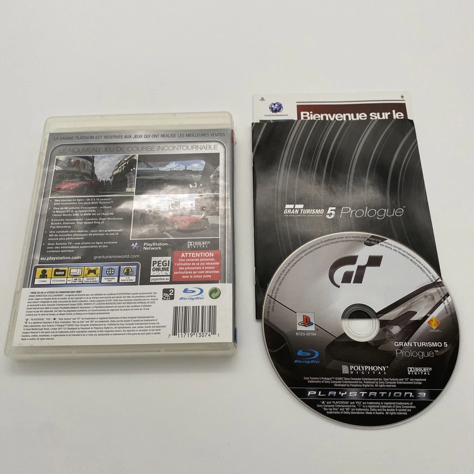 GRAN TURISMO 5 PROLOGUE SONY PLAYSTATION 3 (PS3 PLATINUM) FR OCCASION, photo 2 sur 2
