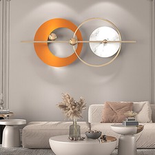 3D Wanddeko  Runde Kombination Moderner Wanddekoration Aus Metall Wandskulptur
