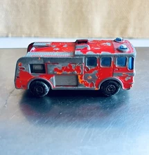 Vintage 1969 Matchbox Lesney Merryweather Fire Engine Series No.35 No Ladder 