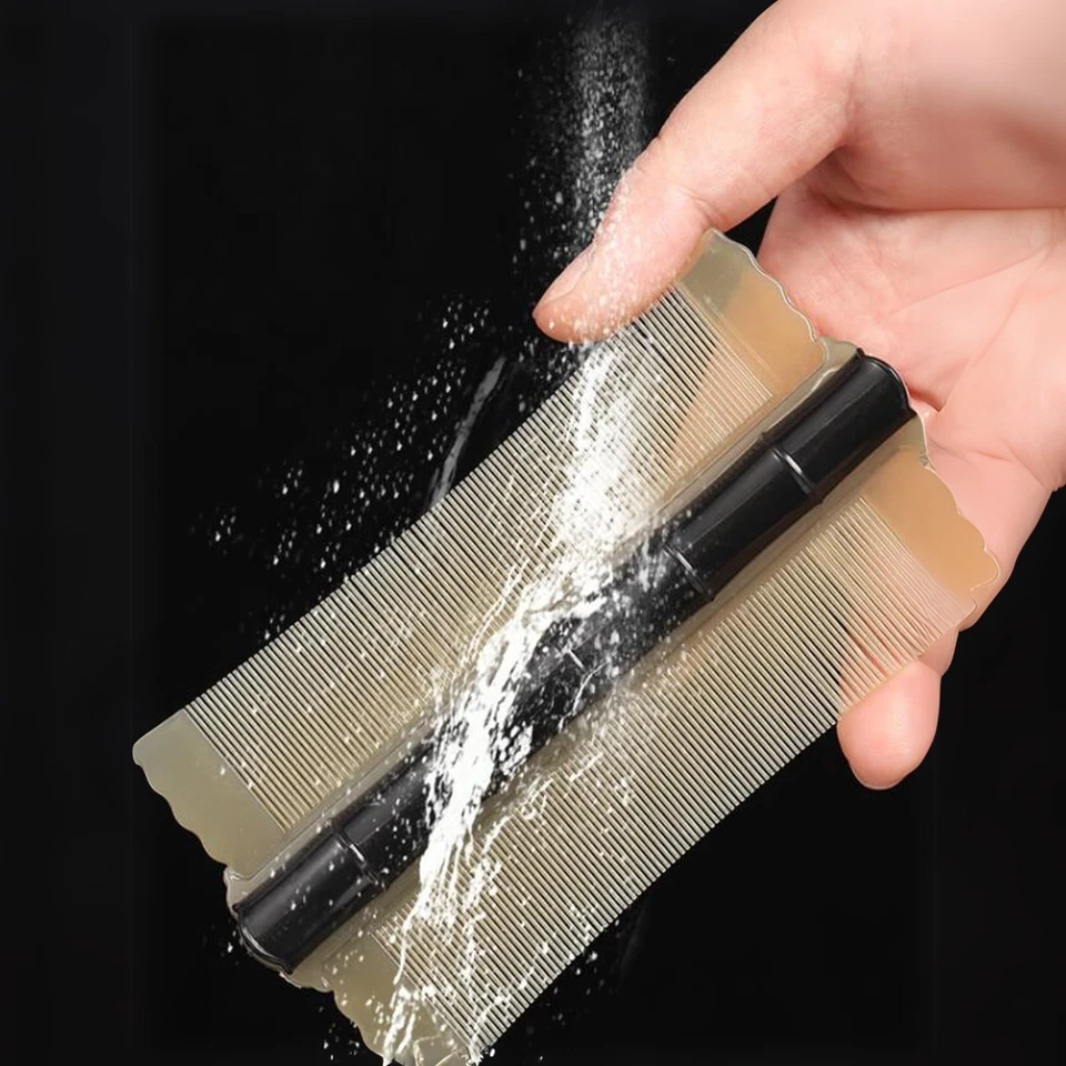 Black Lice & Flea Comb With Dense Teeth For Children & Adults Hair Removal Tool - Image 3 of 4