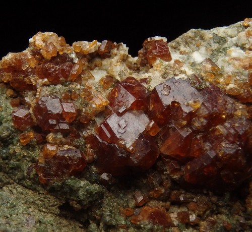 GARNET - GROSSULAR crystals & DIOPSIDE - NORWAY Nordland - Vefsn - Toven /pl254 - Picture 13 of 16