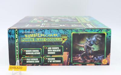 激レア☆TOYBIZ ゴジラPOWER BLAST GODZILLA 箱付き Rumble N' Roar Power Blast Godzilla 1998 ToyBiz Action Figure NEW