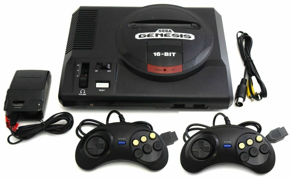 Restored Sega Saturn System Video Game Console Black Home (Refurbished)