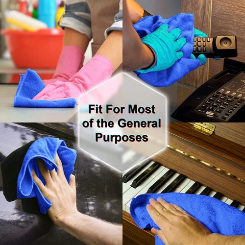 20PCS Microfiber Cleaning Cloth No-Scratch Rag Car Polishing Detailing Towel - Picture 3 of 9