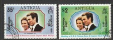 Antigua 1973 HONEYMOON VISIT Pair Used