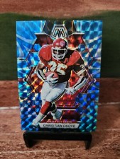 2023 Panini Mosaic #115 Blue Reactive Prizm Christian Okoye Chiefs HALL OF FAME
