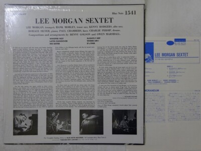 洋楽 Lee Morgan Sextet Blue Note 1541 LP Lee Morgan - Lee Morgan Sextet（Blue Note 1541）m