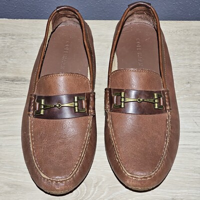 COLE HAAN Somerset Link Bit Loafers Mens Size 7.5 Slip On  display picture 1