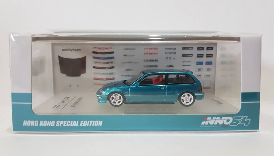 INNO64 Honda CIVIC EF9 SiR Hong Kong SPECIAL EDITION ~ 1/64 | eBay