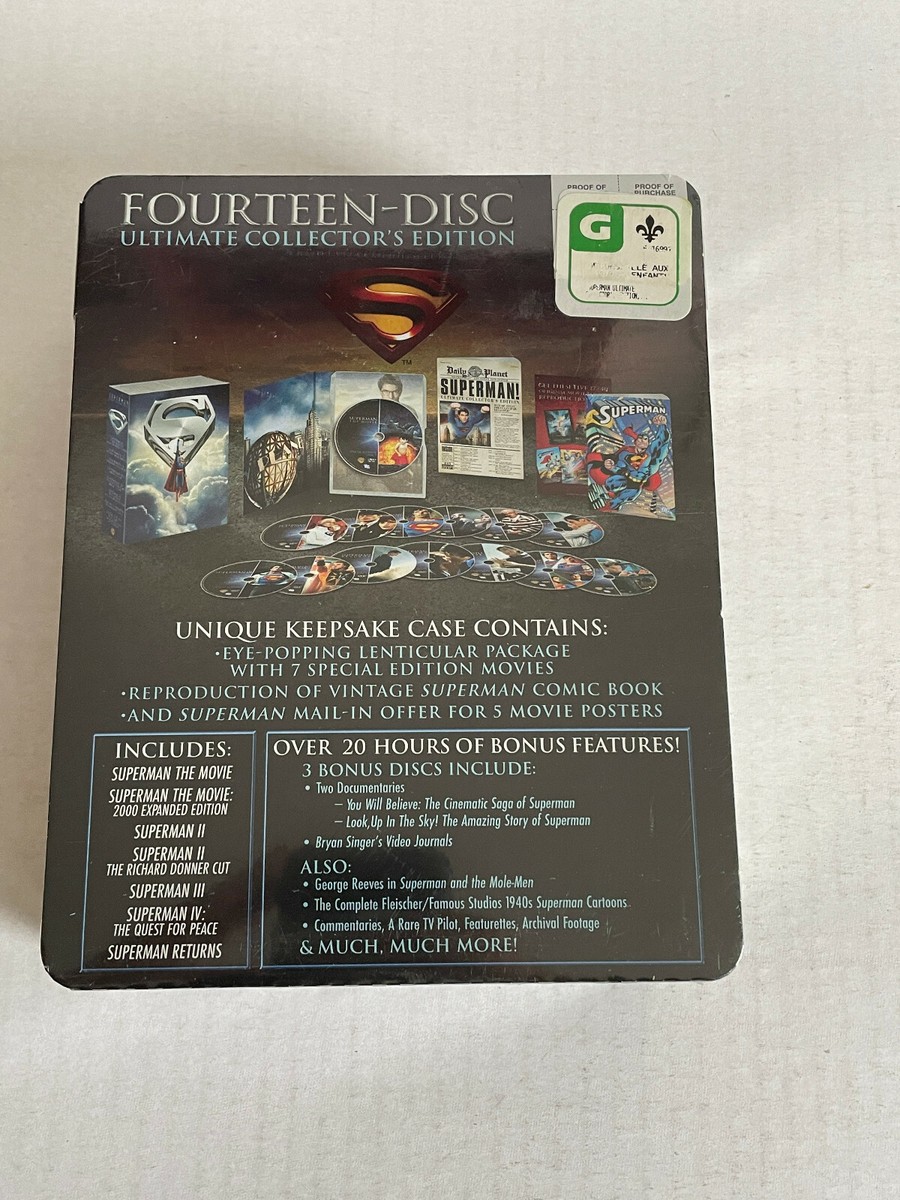 Superman Ultimate Collector's Edition 14-Disc Steelbook Box