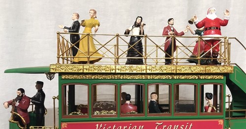 Vintage 1996 Maisto Animated North Pole Express Musical Victorian Trolley- WORKS - Picture 22 of 23