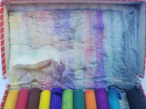 Vintage Webster Costello Pastel Neocolor Crayon Chalks in Case Alpha Colors - Picture 8 of 11