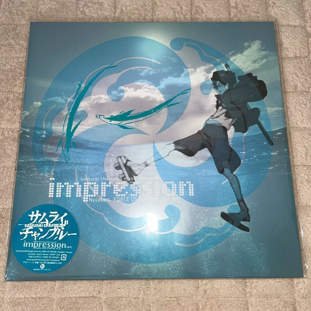 Samurai Champloo Music Impression Vinyl Record Nujabes 2LP Limited Japan  Fat Jon