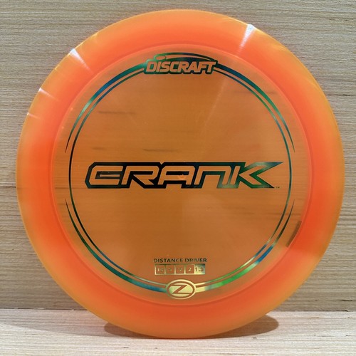 New Discraft Crank | Z | Orange w/ Green Stamp | 173-174g