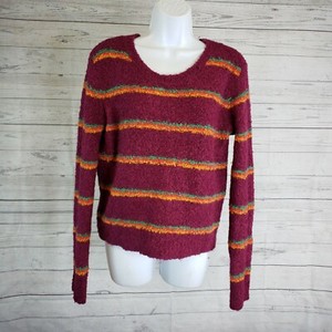 purple and orange sweater