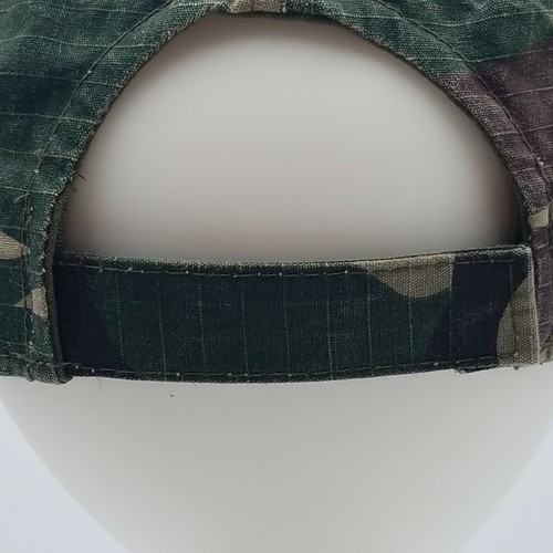 MAGIC HEADWEAR Camoflauge Cap Adjustable Hook & Loop Closure Rip Stock Cotton - Picture 7 of 10