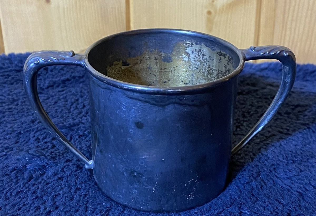 William A. Rogers #1528 Silver Plate Copper Double Handle Cup | eBay