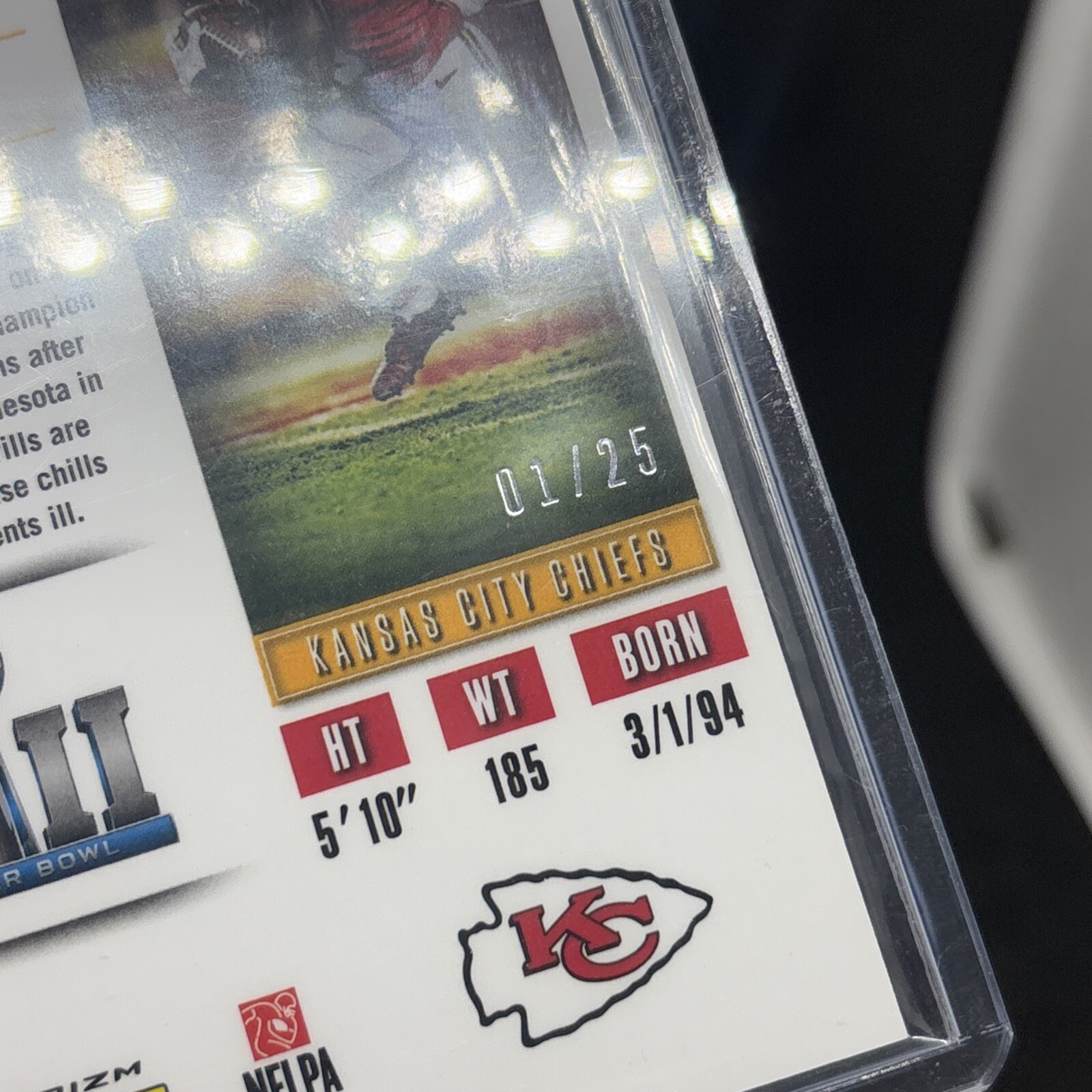 Patrick Mahomes 2018 Origins Orange /175 Pink Phoenix: Chiefs Parallel, Auto Lot view 13