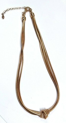 Knot S925 Rose Plated Gold Necklace | eBay