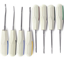 Set Of 8 Luxating Root Elevators Oral Surgery Tooth Extracting Extraction Dental