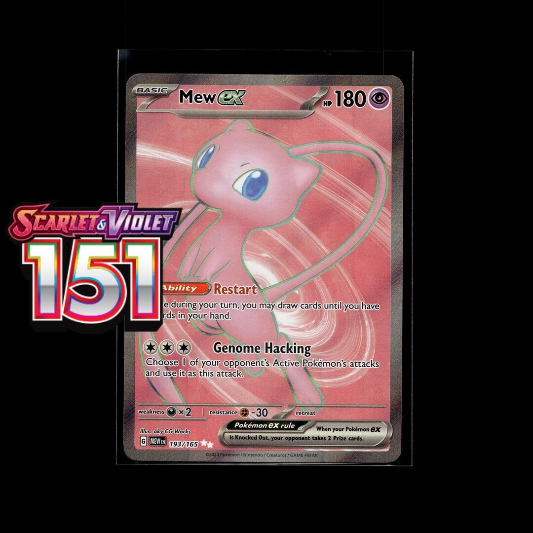 Pokemon 151 Cards! Holo/Reverse Holo Ex Illustration Ultra Double Rare Card!