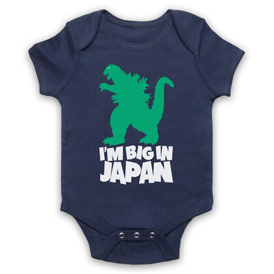 GODZILLA INOFFIZIELL GROSS IN JAPAN PARODIE MONSTER FILM BABY WACHSEN BABYANZUG GESCHENK