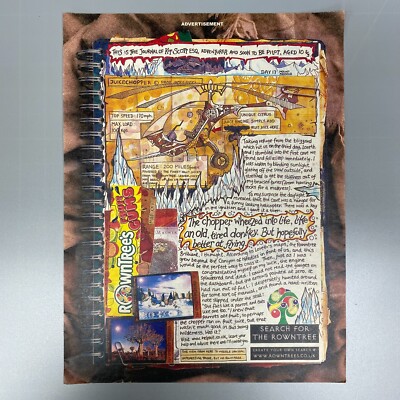ROWNTREE'S FRUIT GUMS JOURNAL 2001 VINTAGE RETRO WERBUNG