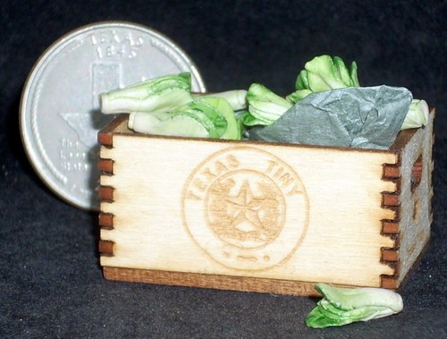 Bok Choy 5075 1:12 Food Garden Farm Market Miniature Produce for Crate Vegetable - Picture 4 of 5