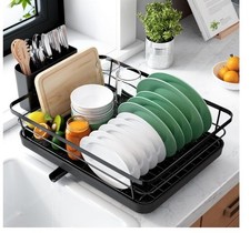 NEW black dish drainer- CG A06