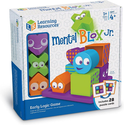 Mental Blox Jr. Early Logic Game - 8 Pieces, Ages 4+ Educational Games for Kids,