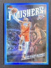 Shai Gilgeous-Alexander 2025-26 Topps Finest Finishers Blue Refractor /99 #FI-5
