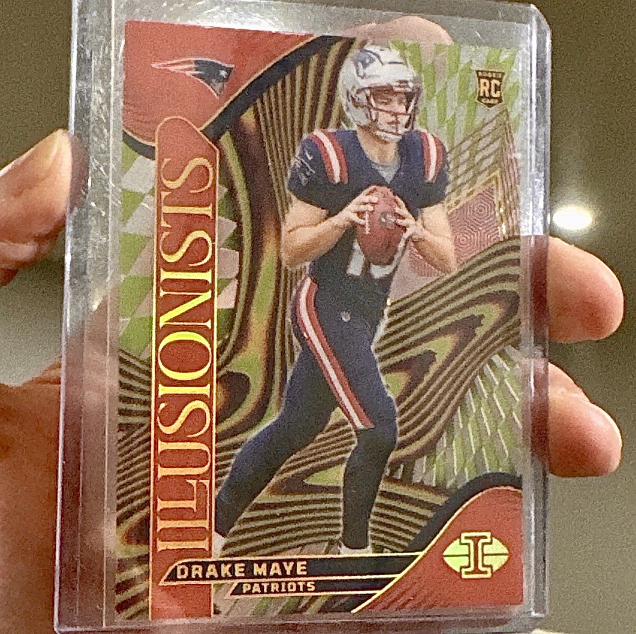 DRAKE MAYE 2024 Panini Illusions Red Illusionists Color Match RC Rookie /199 🔥