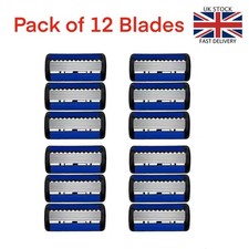 Ladies 12 Razor Blade Cartridges for 6 Layer Women Manual Shaver CARTRIDGES ONLY