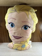 Disney Frozen 2 Elsa Head Plushie Small Pillow. 13.5"