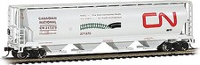 Bachmann Grain Hopper CN Environmental Mode - HO Scale Model Train Freight Car