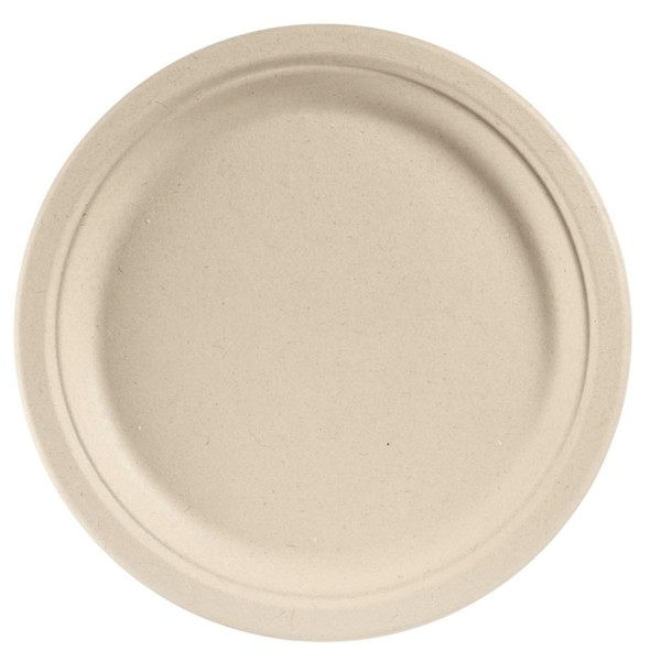 Duni Einwegteller Bagasse Rund Ø 26 Cm 50 StüCk Pappteller Braun Partygeschirr-image