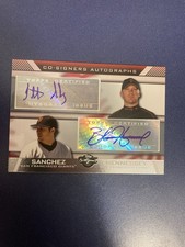 2007 Topps Co-Signers - Co-Signers Autographs Jonathan Sanchez, Brad Hennessey