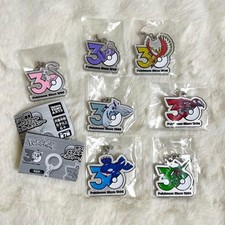Pokémon 30th Anniversary Metal Charm Mascot ...