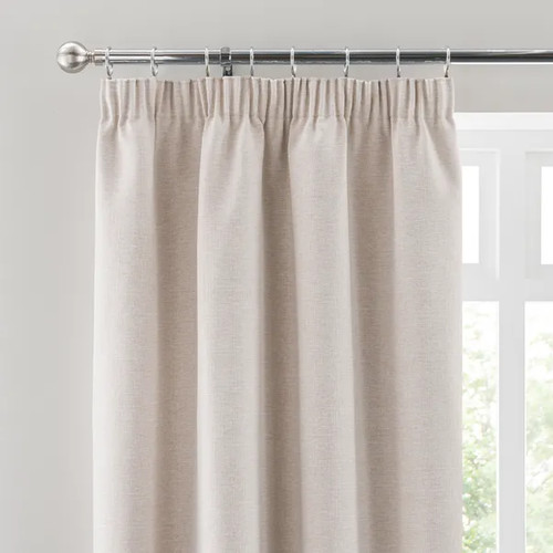 Dunelm Elmore Blackout Thermal Pencil Pleat Curtains - 66" x 72"