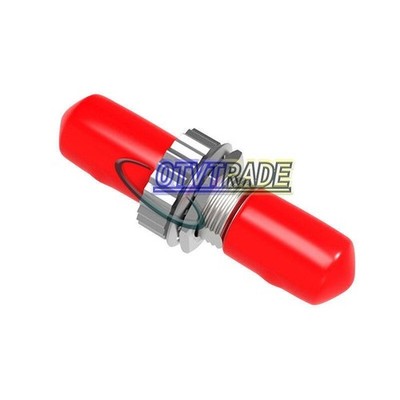 100x ST-ST /PC Coupler Single mode   Fiber Optic Adapter Connector *mq