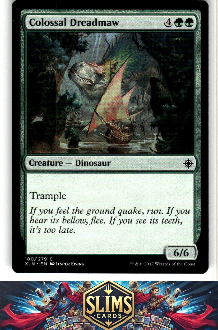 Magic the Gathering MTG Ixalan Colossal Dreadmaw #180 Buy 2 Get 1