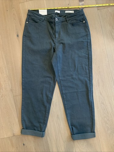 Women’s J Jill Straight Leg Boyfriend Jeans Pine Green Size 16 Regular NWT $89 - Picture 2 of 5