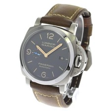 PANERAI LUMINOR MARINA 1950 3 DAYS PAM01351 44mm Titanium Dark Brown Dial #C206