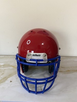 Schutt Air Standard Football Helmet Red/blue Mask Youth XLarge 2016yr #193