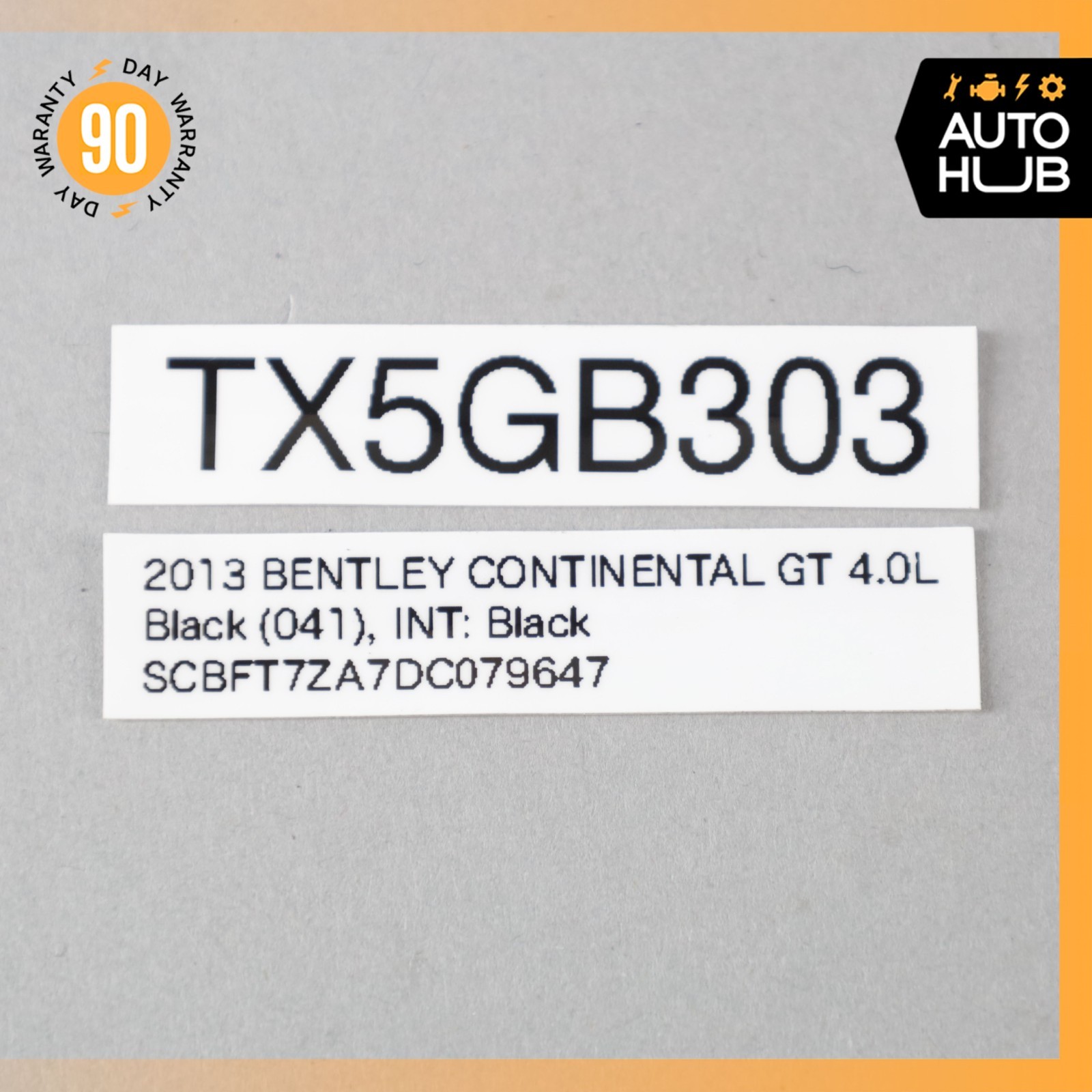 12-18 Bentley Continental GT GTC Rear Left Side Door Lower Molding Trim OEM 73k