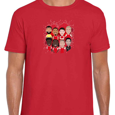 Arsenal 2025-26 Vector Heroes Adult T-Shirt tee S-XXXL Gunners Fans Tee