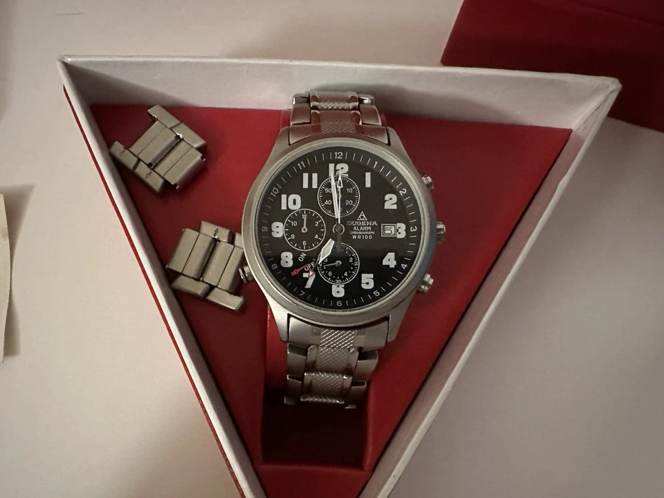 Dugena Alarm Chronograph WR100 Armbanduhr - Bild 3 von 4